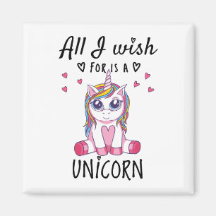 Allt jag önskar är en Unicorn Magnet