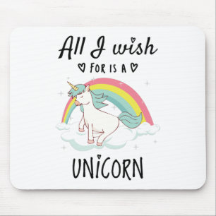 Allt jag önskar är en Unicorn Musmatta