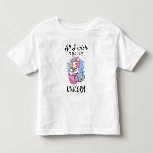 Allt jag önskar är en Unicorn T Shirt