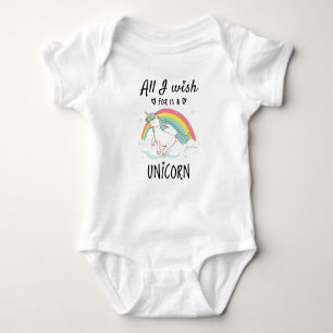 Allt jag önskar är en Unicorn T Shirt