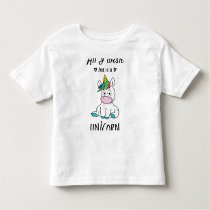 Allt jag önskar är en Unicorn T Shirt
