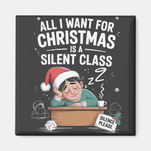 Allt jag önskar mig till jul är en tyst klass Lära Magnet