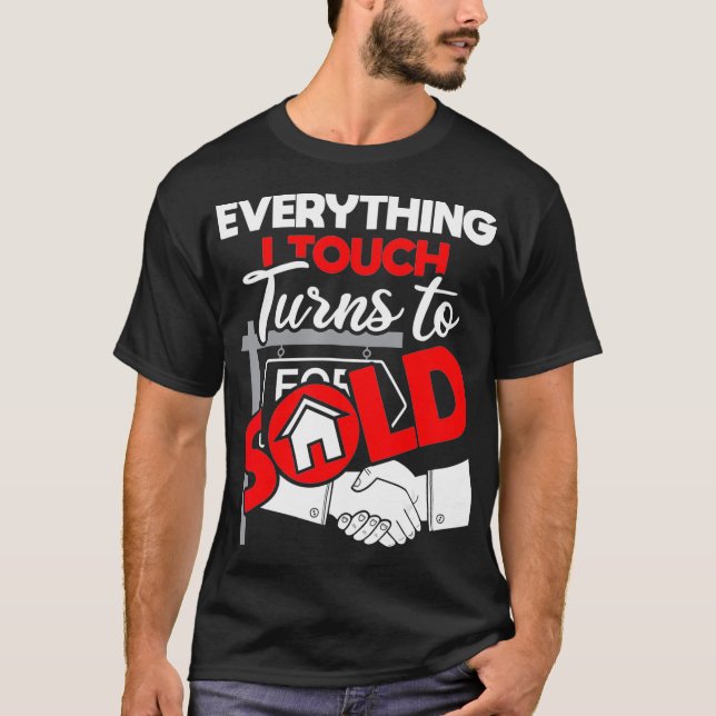 Allt jag rör vid går till sålda verkstäder t shirt (Framsida)