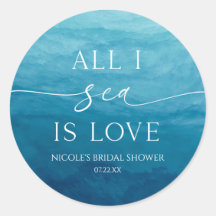 Allt jag ser är kärlek Ocean Strand Hav Bröllopsdu