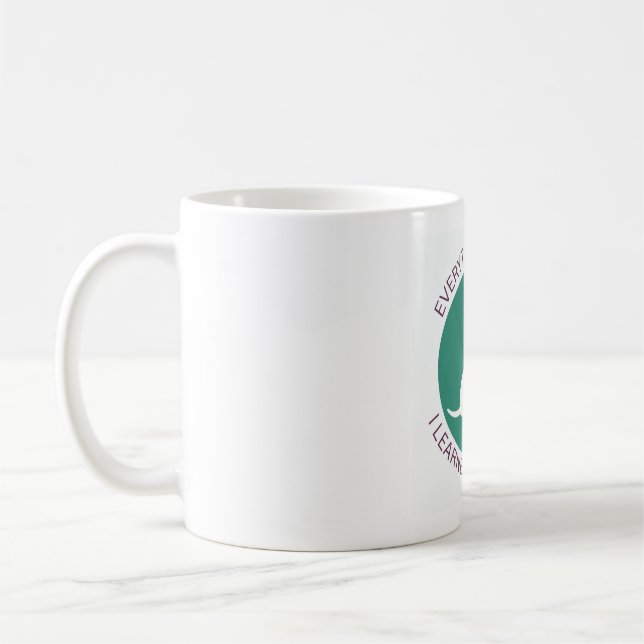 Allt jag vet lärde jag mig av hundar Kaffe Mugg (Vänster)