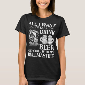 Allt jag vill göra är att dricka öl med min Bull T Shirt