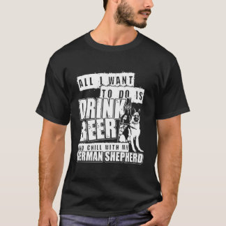 Allt jag vill göra är att dricka öl med mitt tyska t shirt