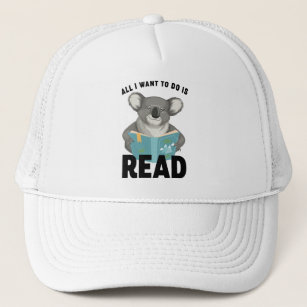 Allt jag vill göra är att läsa Shirt Koala och läs Keps