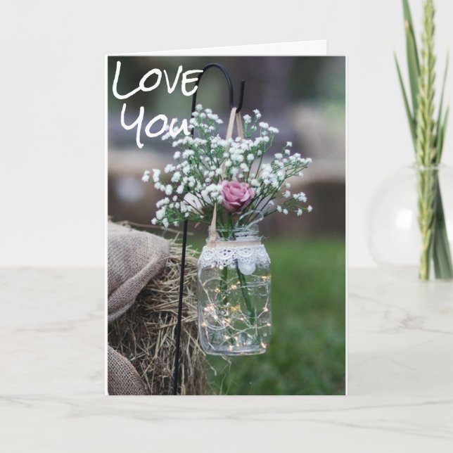 **ALLT JAG VILL HA ÄR DIG** HELGKORT (Framsida)