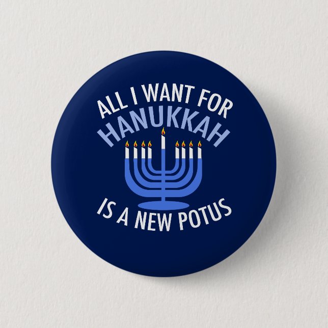 Allt jag vill ha för Hanukkah är en ny president Knapp (Framsida)