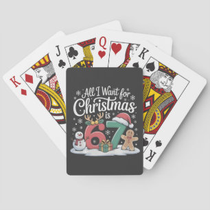 Allt jag vill ha för jul är 67 Six Seven Meme Casinokort