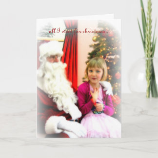 Allt jag vill ha. helgkort