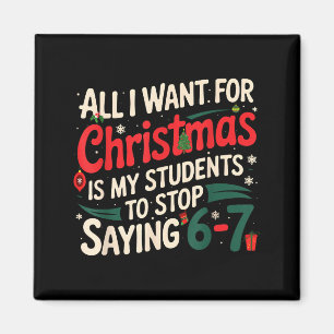 Allt jag vill ha i jul är att mina elever slutar s magnet