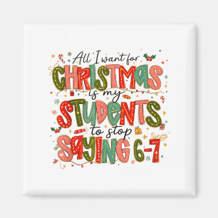 Allt jag vill ha i jul är att mina elever slutar s magnet