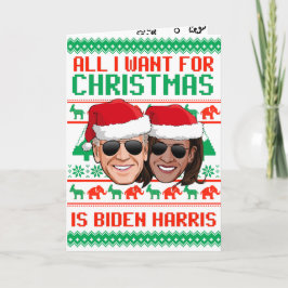 Allt jag vill ha i jul är Biden Harris Kort