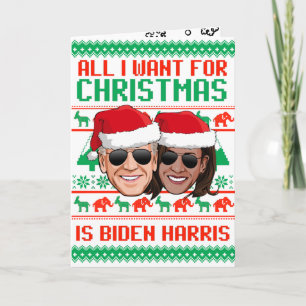Allt jag vill ha i jul är Biden Harris Kort