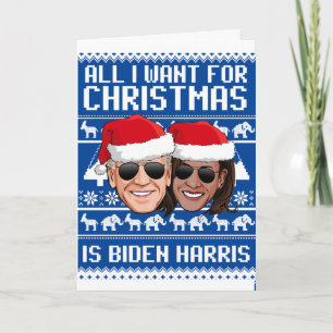 Allt jag vill ha i jul är Biden Harris-kort Kort