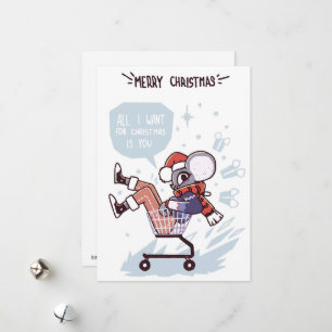 Allt jag vill ha i jul är du julkort
