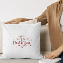 Allt jag vill ha i jul är du Pillow