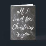 Allt jag vill ha i jul är du, Romantisk Helgdag Kort<br><div class="desc">Allt jag vill ha i julklapp är du</div>