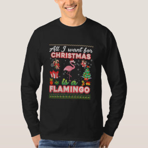 Allt jag vill ha i jul är en Flamingo Ugly T Shirt