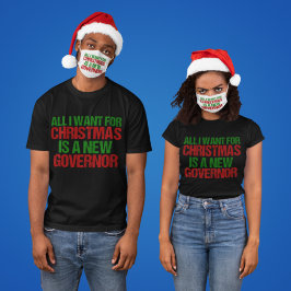 Allt jag vill ha i jul är en ny guvernör. t shirt