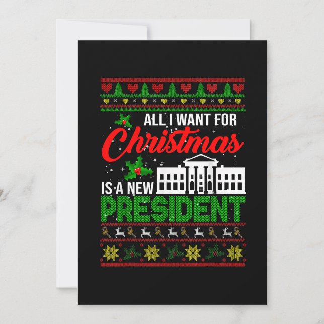 Allt jag vill ha i jul är en ny president Julafton Spara Datumet (Framsida)