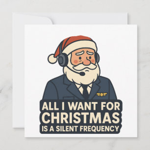 Allt jag vill ha i jul är en tydlig frekvens luft inbjudningar