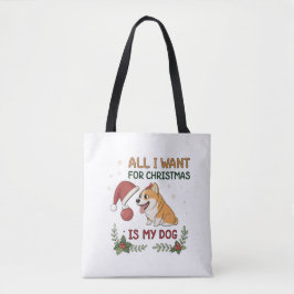 Allt jag vill ha i jul är min hundkonst tygkasse