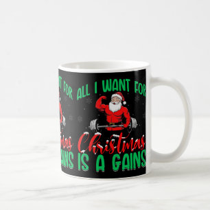 Allt jag vill ha i jul är resultat Bodybuilding Wo Kaffemugg