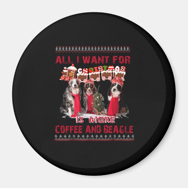 Allt jag vill ha i julhelgen magnet (Framsidan)