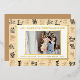 Allt jag vill ha i julklapp är du |