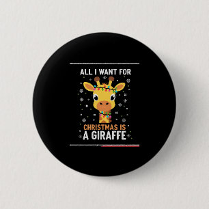 Allt jag vill ha i julklapp är ett giraffdjur. knapp