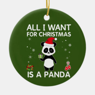 Allt jag vill ha i julklapp är ett prydnadsförem julgransprydnad keramik