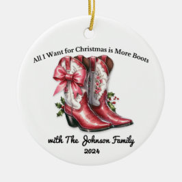 Allt jag vill ha i julklapp är fler bollar julgransprydnad keramik