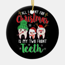 Allt jag vill ha i julklapp är min 2:e framkvart. julgransprydnad keramik