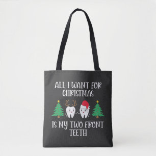 Allt jag vill ha i julklapp är min 2:e framkvart. tygkasse