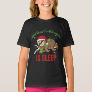 Allt jag vill ha i julklapp är sömnlöshet i Jul T Shirt