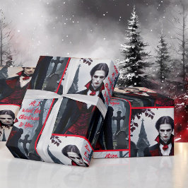 Allt jag vill ha i julklapp är Vampre Romantik Presentpapper