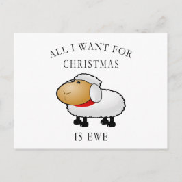 Allt jag vill ha i julklapp är vi helg vykort