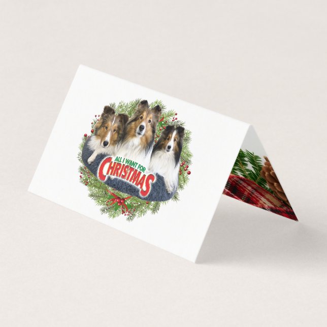 "Allt jag vill ha i julklapp" - Mitt kort (Framsida)