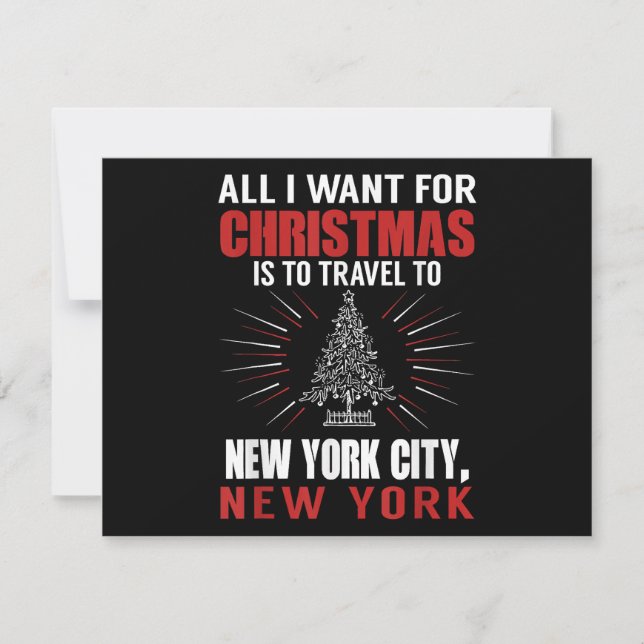 Allt jag vill ha på julresan till New York City N (Framsida)