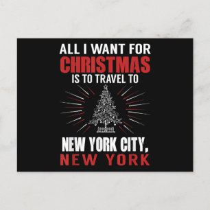 Allt jag vill ha på julresan till New York City N Helg Vykort