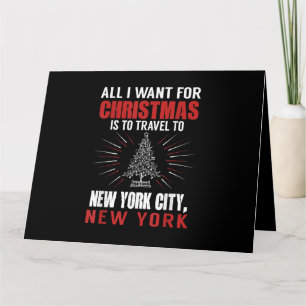 Allt jag vill ha på julresan till New York City N Kort