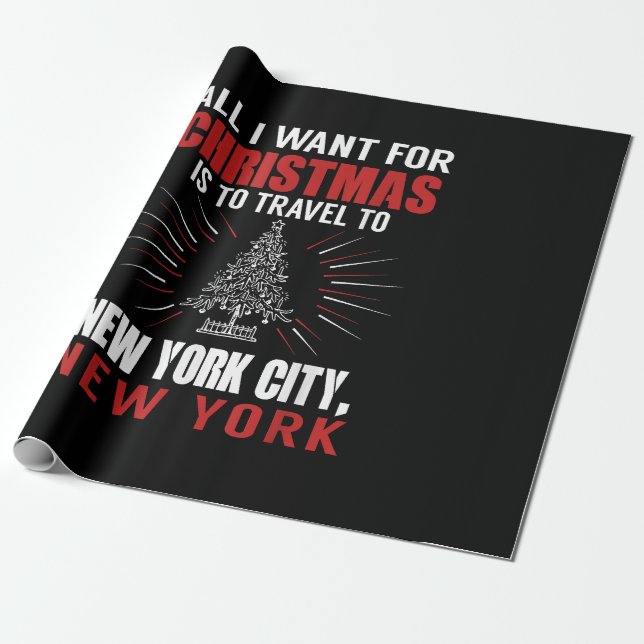Allt jag vill ha på julresan till New York City N Presentpapper (Utrullad)