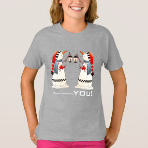 Allt jag vill ha till jul är du. Julgåva T-shirt