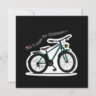 Allt jag vill ha till jul (är en bike) anteckningskort