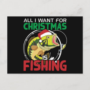 Allt jag vill ha till jul är fiske vykort