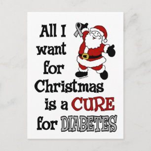 Allt jag vill ha till jul.. Diabetes Helg Vykort