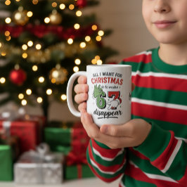 Allt jag vill ha till jul — Få 6•7 att försvinna M Kaffemugg
